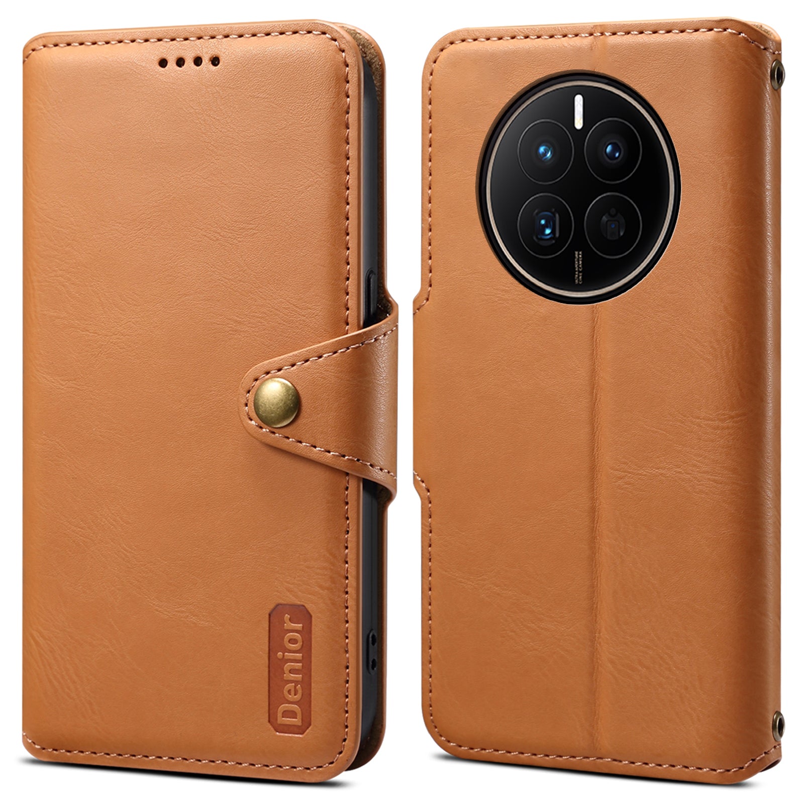 DENIOR For Huawei Mate 50 4G Case Leather Wallet Phone Cover Full Protection DENIOR For Huawei Mate 50 4G Case Leather Wallet Phone Cover Full Protection